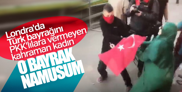 Türk bayrağını PKK’lılara vermeyen kadın konuştu