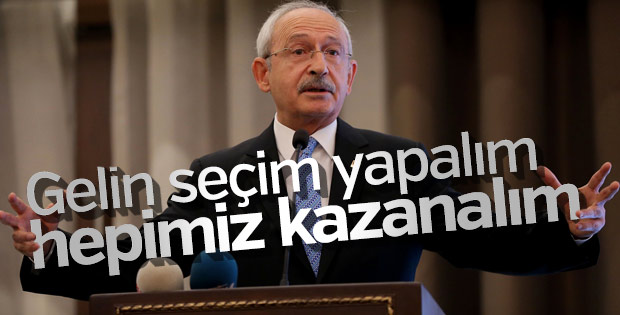 Kılıçdaroğlu erken seçim çağrısını yineledi