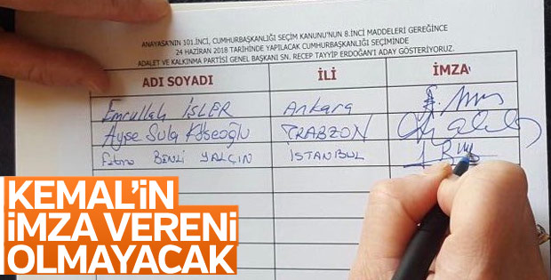 Erdoğan'ın adaylık dilekçesi hazırlandı