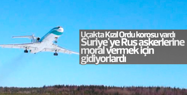 Düşen Rus uçağında Kızıl Ordu Korosu da vardı