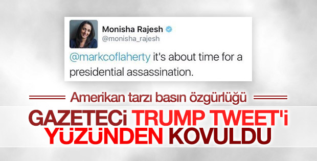 Guardian editörünün Trump tweet'i işinden etti