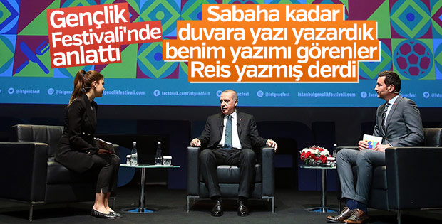 Erdoğan, Gençlik Festivali'nde konuştu