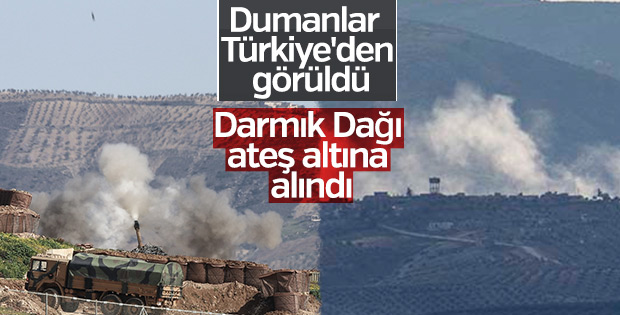 Darmık Dağı'ndaki terör mevzileri vuruldu
