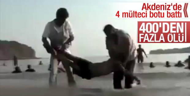 Akdeniz'de 400 Somalili göçmen boğuldu