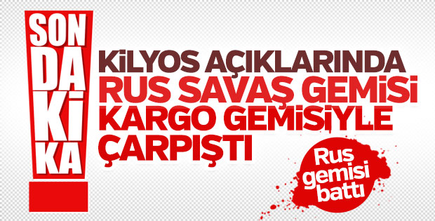 Karadeniz'de gemi kazası