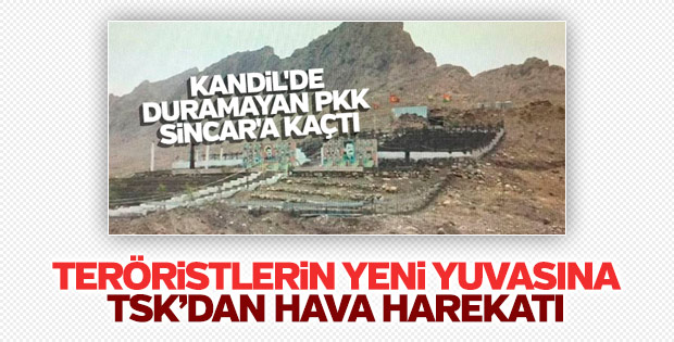 TSK'dan Sincar'a hava harekatı