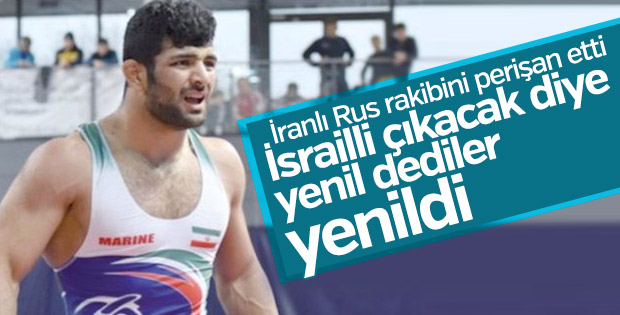 İranlı güreşçi İsrailli rakibiyle eşleşmemek için yenildi
