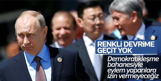 Rusya: Renkli devrime izin vermeyeceğiz
