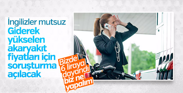 İngilizler yüksek akaryakıt fiyatlarını tartışıyor