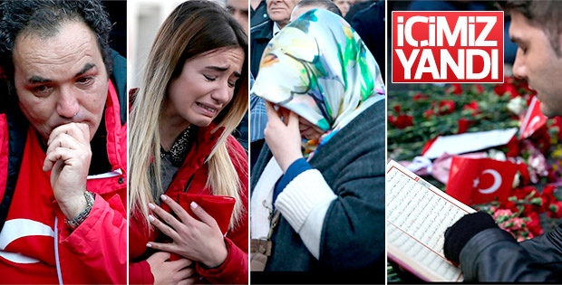 İstanbul'da teröre lanet yürüyüşü