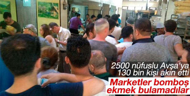 Avşa'da yiyecek sıkıntısı