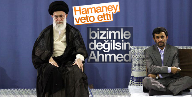 Hamaney'den Ahmedinejad'a izin çıkmadı