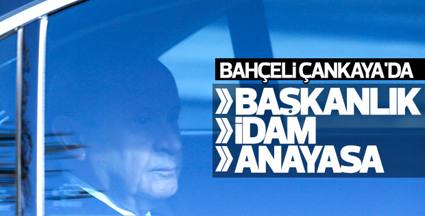 Çankaya Köşkü'nde Yıldırım-Bahçeli zirvesi