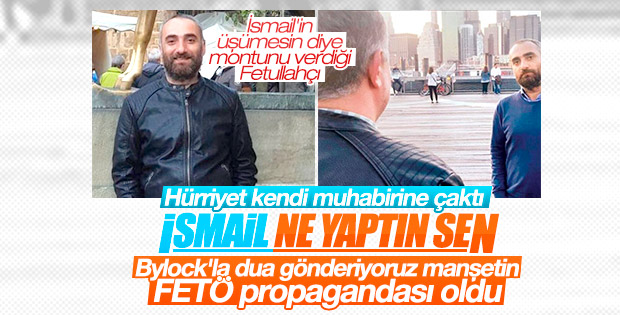 İsmail Saymaz'ın manşeti FETÖ propagandası oldu