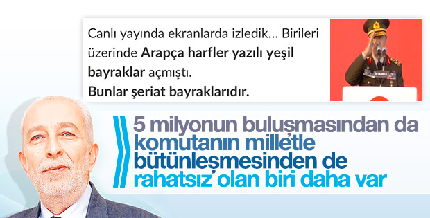 Emin Çölaşan Yenikapı buluşmasından rahatsız oldu