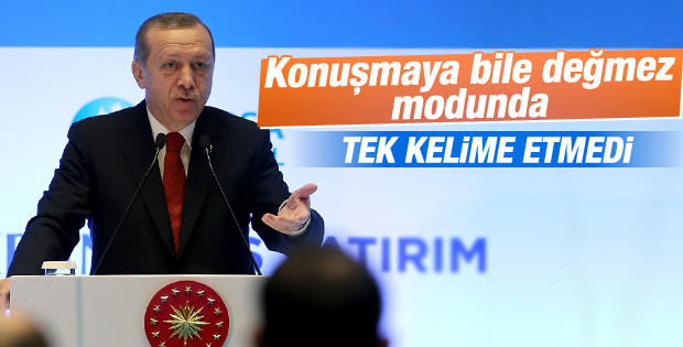 Erdoğan HDP'lilere gözaltı için tek kelime etmedi