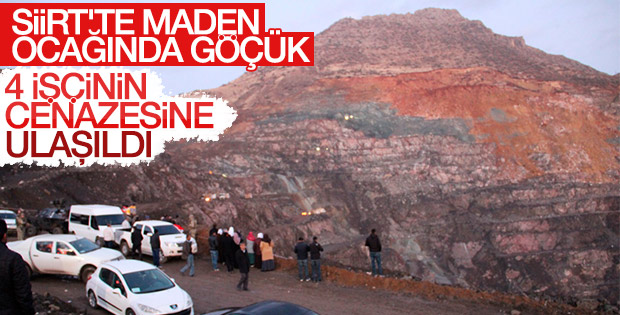 Siirt'te maden ocağında göçük