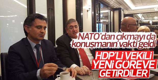 HDP’li Ziya Pir'e NATO'da görev