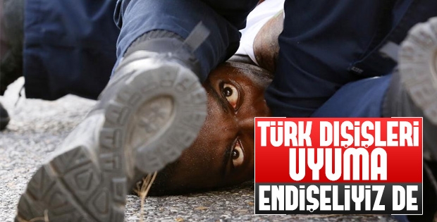 ABD polisi göstericilere acımıyor