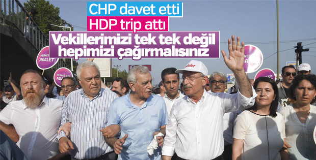 CHP ile HDP arasında davet krizi çıktı