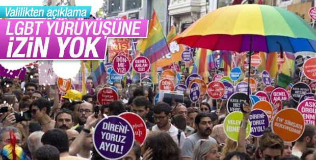 Valilik LGBT yürüyüşüne izin vermedi