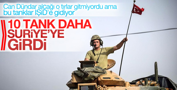 Suriye'ye tank sevkiyatı devam ediyor