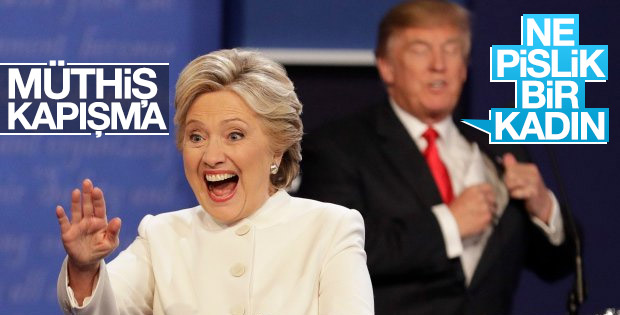 Trump ve Clinton son kez kozlarını paylaştı