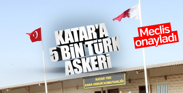 Türk askeri Katar'da konuşlanacak