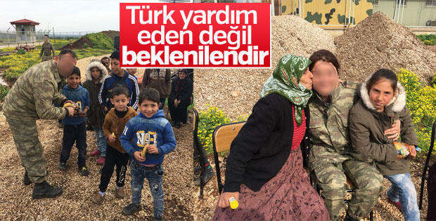 TSK, Afrinlilere şifa oluyor
