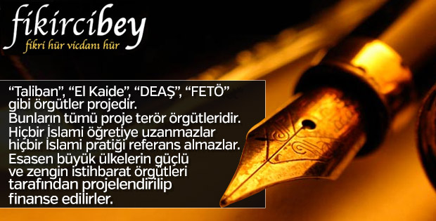 Fikirci Bey yazdı: DÜNYADA TERÖR ÖRGÜTÜ VAR MIDIR?