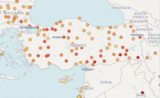 Türkiye'nin havası en kirli şehirleri