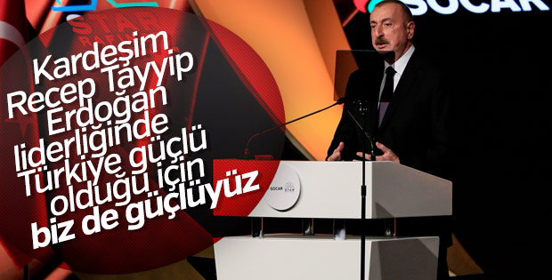 İlham Aliyev SOCAR Star Rafinerisi açılışı için İzmir'de