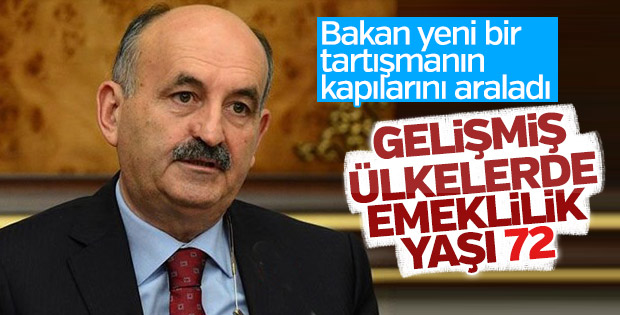 Bakan Türkiye'de emeklilik yaşının düşük olduğunu söyledi