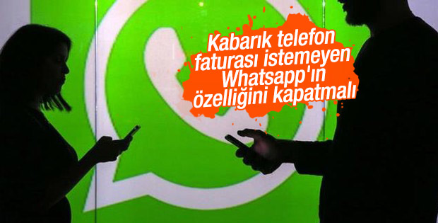 Whatsapp'ın internet kotasını tüketen özelliği