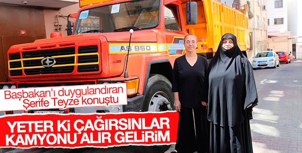 Taksim'e kamyonla çıkan kadın konuştu