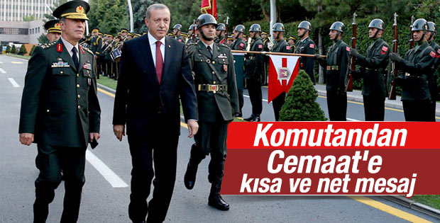 Genelkurmay Başkanı Hulusi Akar'dan ilk mesaj