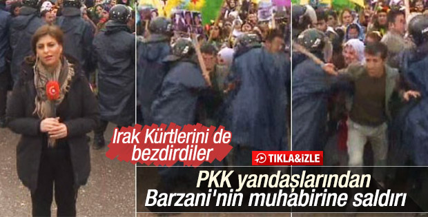 PKK'lılardan Rudaw muhabirine saldırı