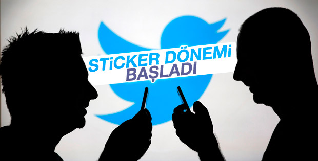 Twitter'da sticker dönemi