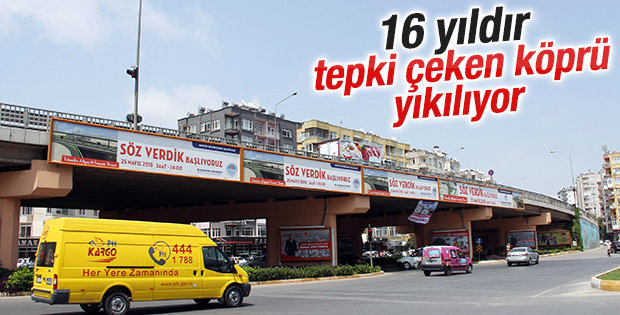 16 yıldır tepki çeken Tulumba Köprüsü yıkılıyor
