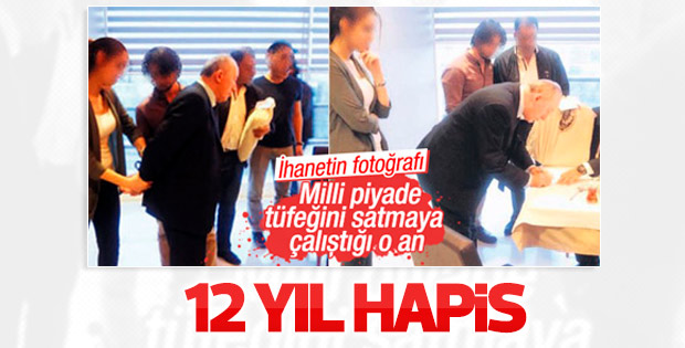 MPT 76'nın projesini satarken yakalanan müdüre 12 yıl hapis