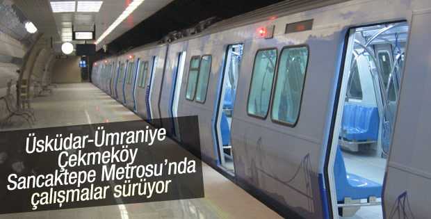Üsküdar metrosunda tabelalar yerleştirildi