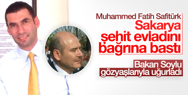 Şehit Kaymakam Muhammed Fatih Safitürk'e veda