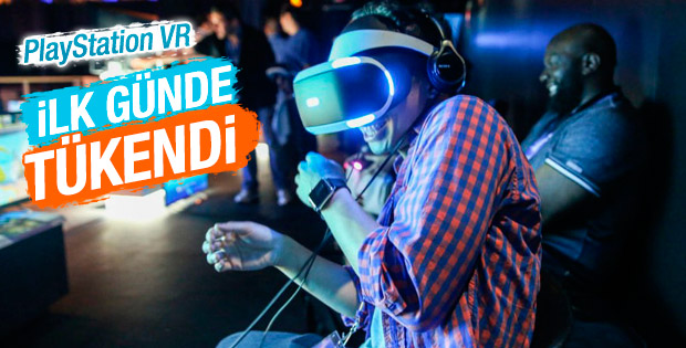 Sony'nin gözlüğü PlayStation VR ilk günden tükendi