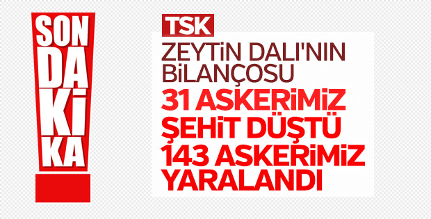 TSK'dan Afrin açıklaması