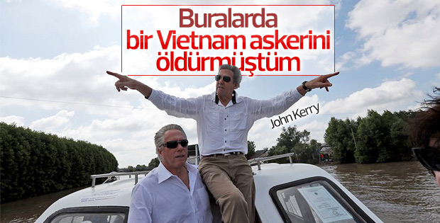 John Kerry Vietnam askerini öldürdüğü bölgeye gitti