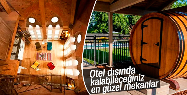 Seyahat ederken otel dışında kalabileceğiniz mekanlar