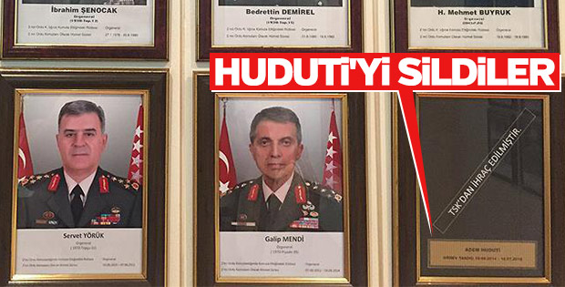 TSK, darbeci askerlerin isimlerini birliklerden siliyor