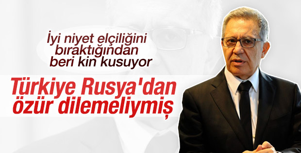 Zülfü Livaneli Rus sitesine konuştu:Türkiye özür dilemeli