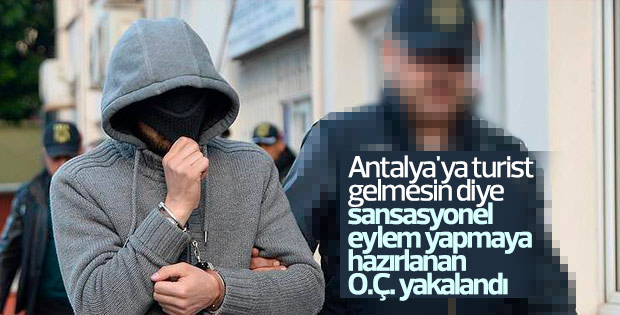 Antalya'da eylem hazırlığındaki 2 terörist yakalandı