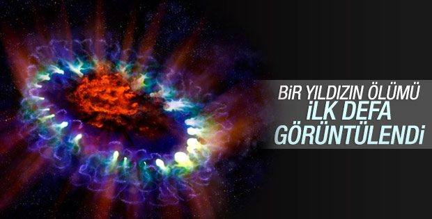 Yıldız ölümü ilk kez görüntülendi